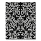 Monochromatic Leaf Symmetry Composition Rug