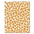 Orange Cream Spot Cluster Rug
