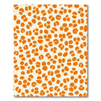Orange Cream Spot Cluster Rug