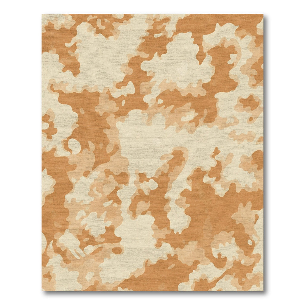 Desert Camo Abstract Patchwork Rug