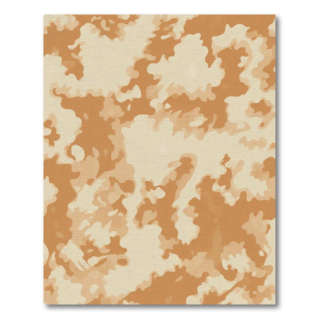 Desert Camo Abstract Patchwork Rug