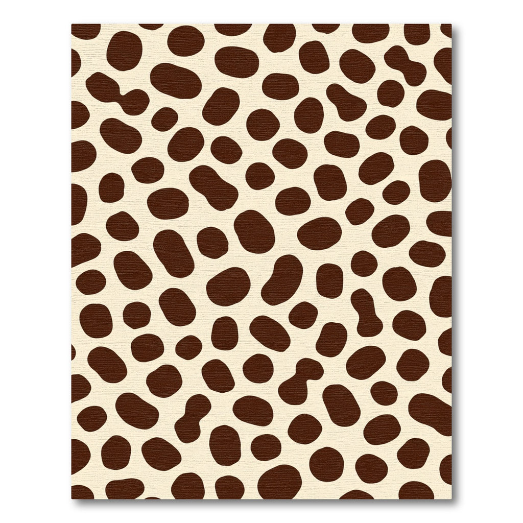 Ivory Brown Irregular Spots Rug