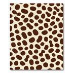 Ivory Brown Irregular Spots Rug