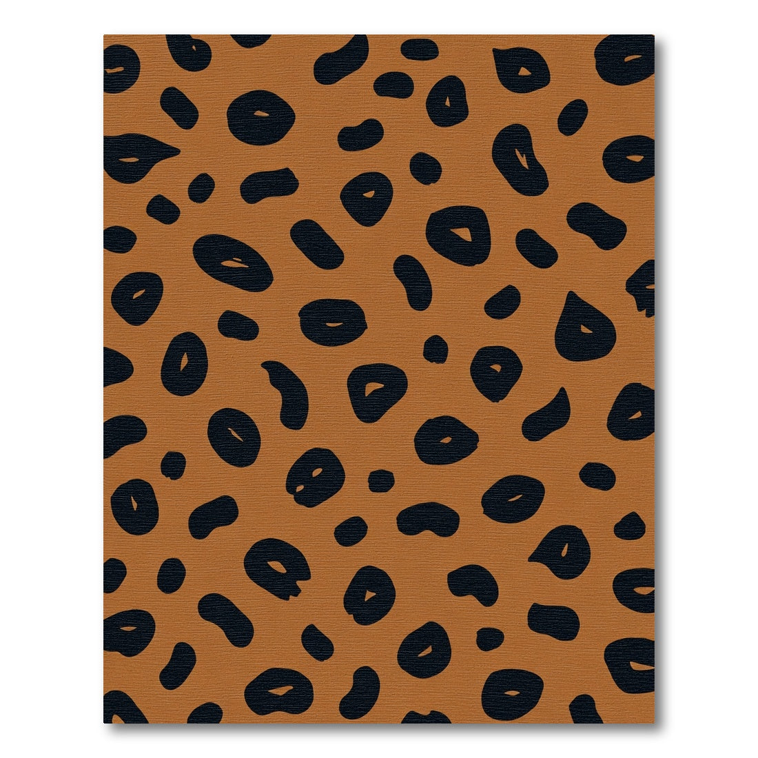 Brown Black Animal Spots Rug