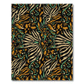 Bold Abstract Jungle Foliage Rug