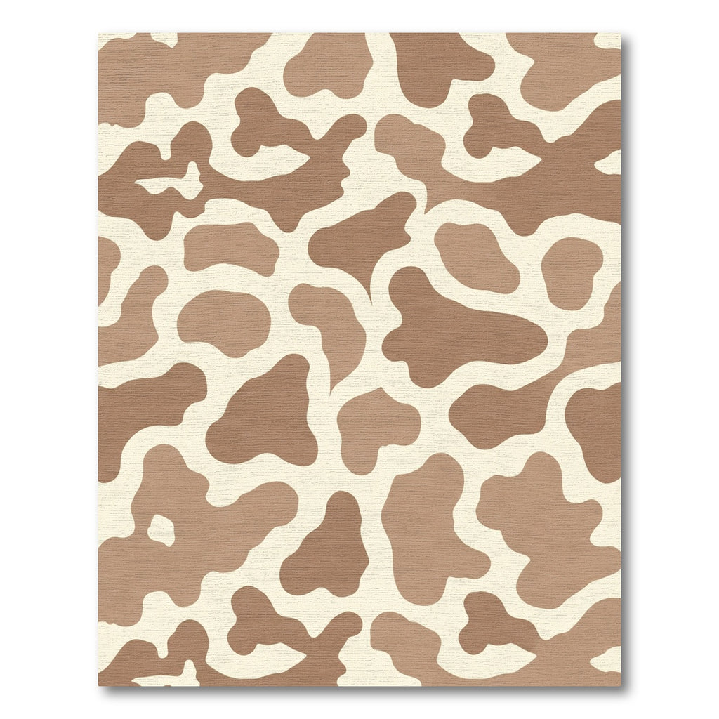 Earthy Cow Print Spots Rug