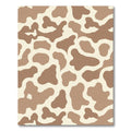 Earthy Cow Print Spots Rug