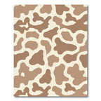 Earthy Cow Print Spots Rug