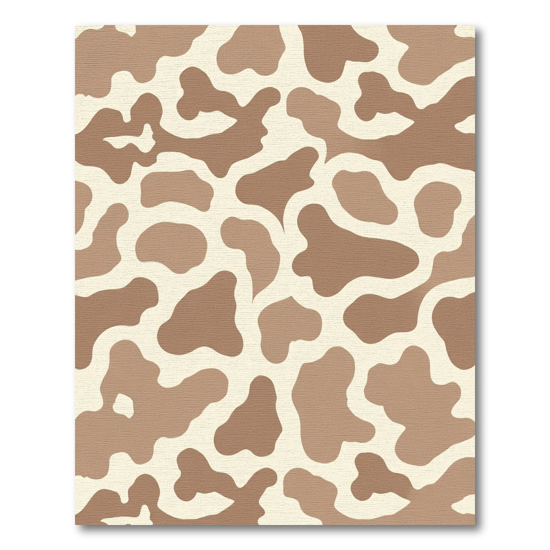 Earthy Cow Print Spots Rug