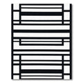 Monochromatic Modern Rectangular Grid Rug