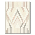 Neutral Geometric Deco Zigzag Rug