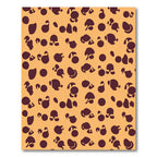 Burgundy Spot Scatter Pattern Rug