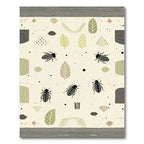 Beetle Leaf Natural Terracotta Abstract Rug