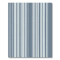 Cool Blue Vertical Stripe Rug