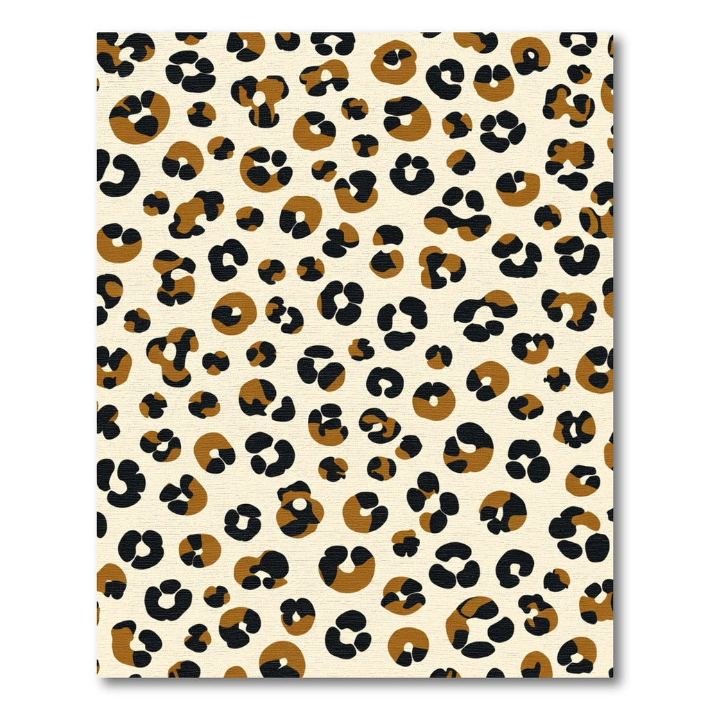 Cheetah Spot Texture Black Brown Cream Rug