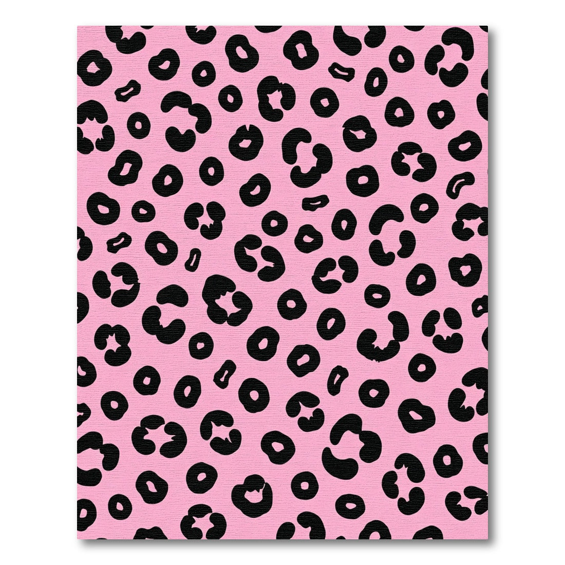Pink Black Spotty Spots Rug