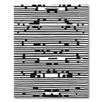 Monochromatic Horizontal Stripe Abstract Rug
