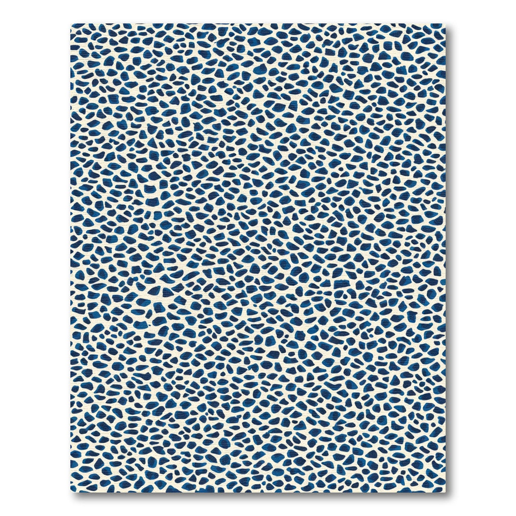 Indigo Pebble Mosaic Texture Rug