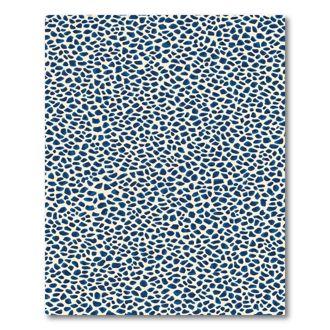 Indigo Pebble Mosaic Texture Rug