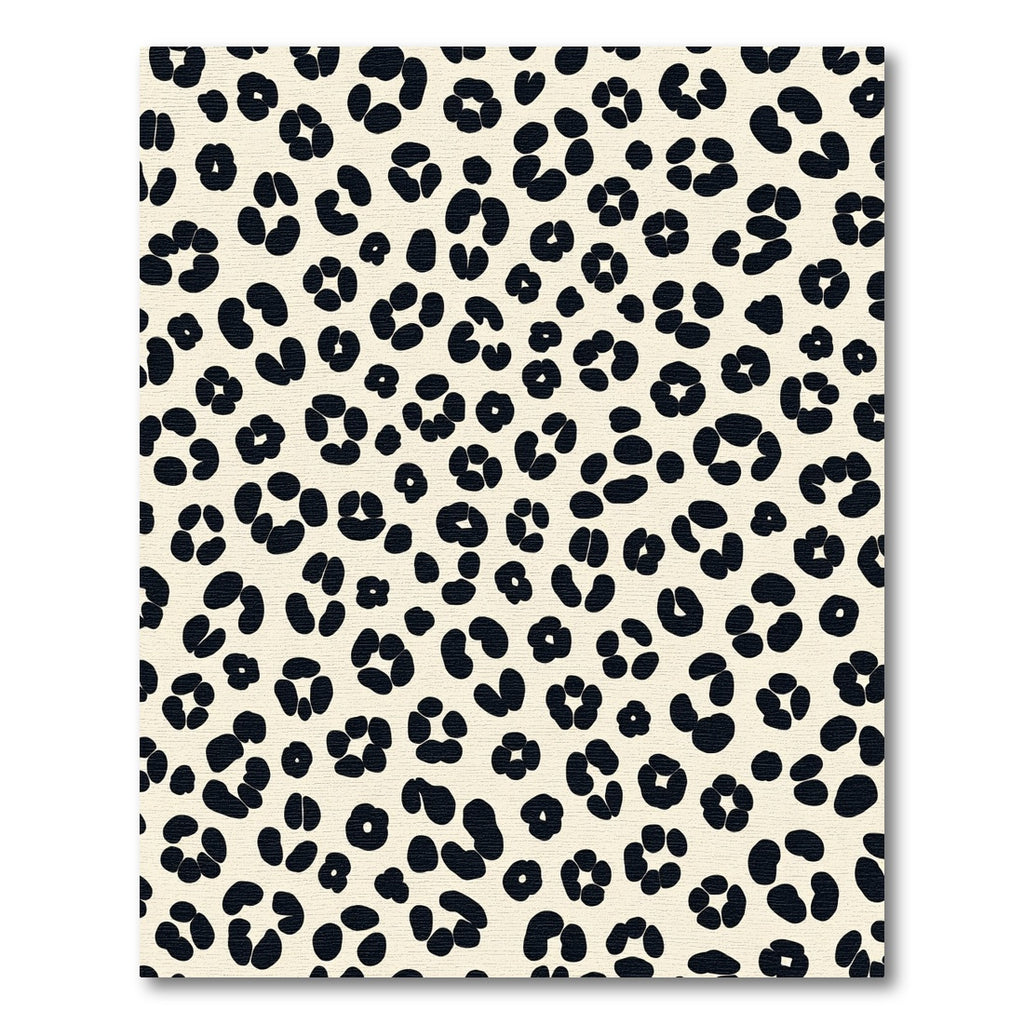 Chic Cream Black Animal Spots Rug