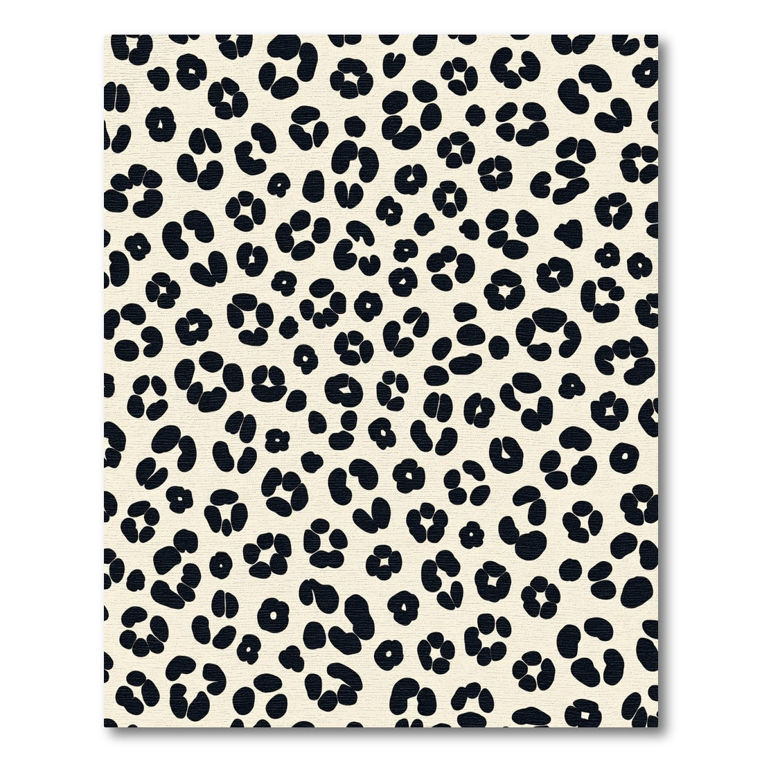 Chic Cream Black Animal Spots Rug