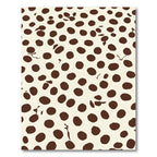 Cream Brown Polka Dot Scatter Rug