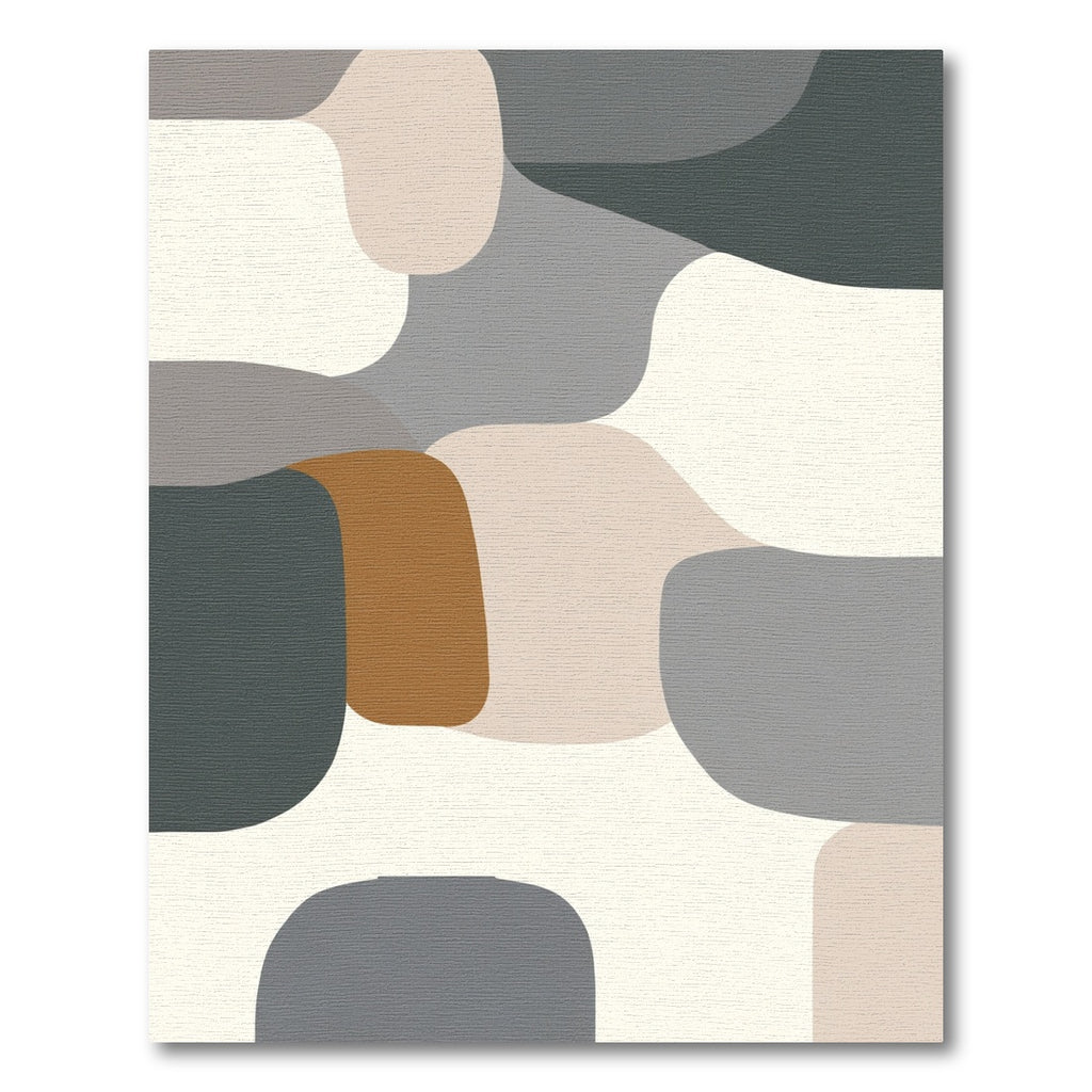 Organic Mid-Century Modern Shapes Rug
