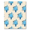 Vivid Blue Abstract Creature Repeat Rug