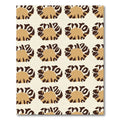 Camel Brown Animal Skin Round Rug