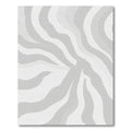 Monochromatic Grayscale Zebra Stripes Rug