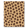 Brown Organic Spots Abstract Rug