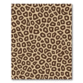 Brown Tan Spotted Animal Print Rug