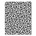 Classic Black White Leopard Spots Rug