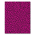 Hot Pink Leopard Spotted Print Rug