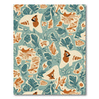 Woodland Creatures Autumn Foliage Rug