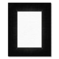 Black White Geometric Grid Frame Rug