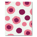 Pink Berry Concentric Circles Rug