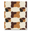 Earthy Organic Shape Patchwork Rug