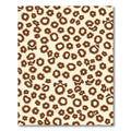 Brown Spotty Animal Print Rug
