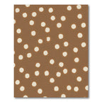 Neutral Scattered Circles Composition Rug