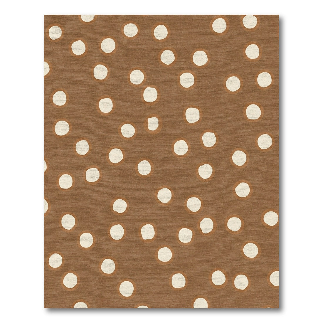 Neutral Scattered Circles Composition Rug