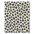 Cream Black Blotch Spot Rug