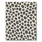 Cream Black Blotch Spot Rug