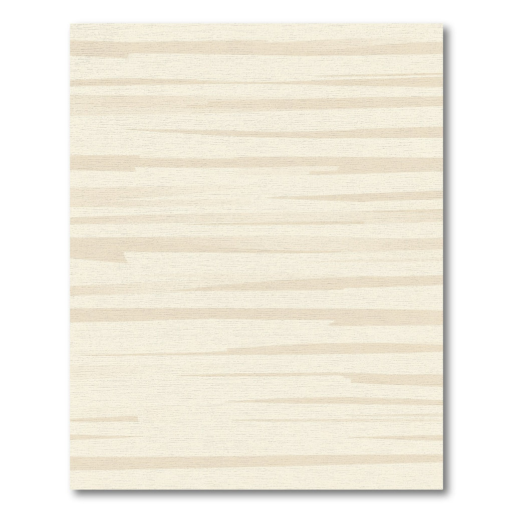 Cream Beige Horizontal Brushstroke Rug