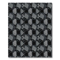 Monochrome Geometric Abstract Blocks Rug