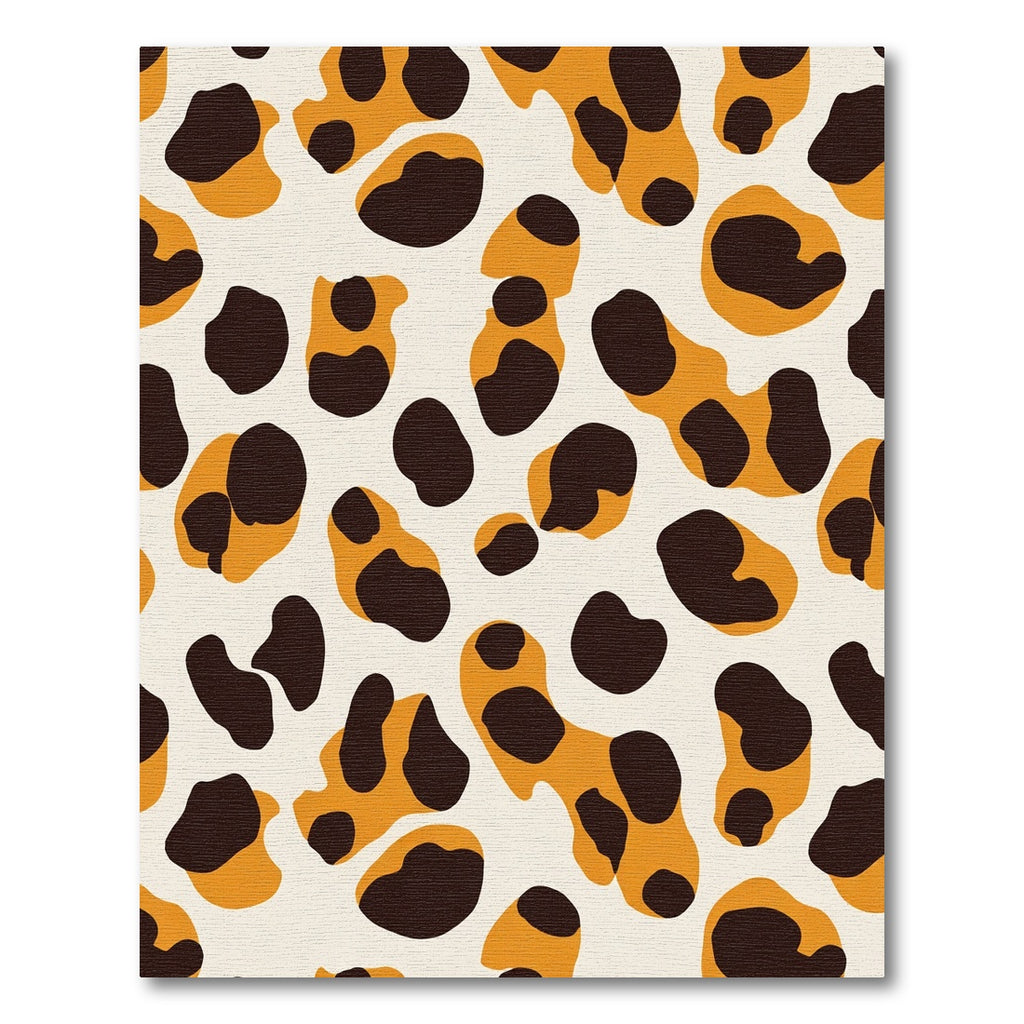 Amber Brown Spot Scatter Rug