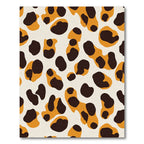Amber Brown Spot Scatter Rug