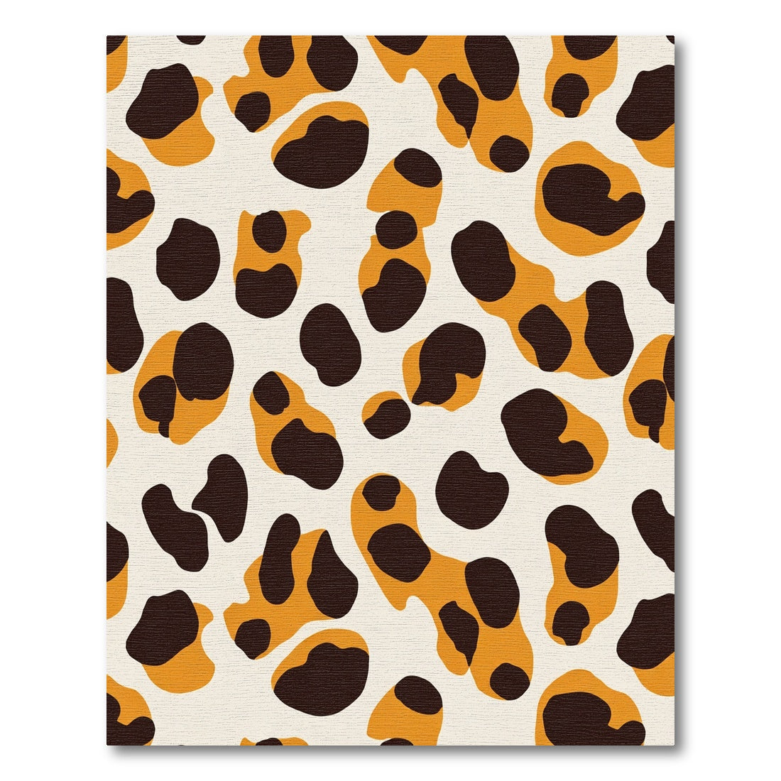 Amber Brown Spot Scatter Rug