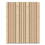 Earthy Terracotta Stripe Texture Rug