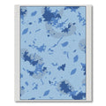 Ocean Blue Abstract Splash Rug